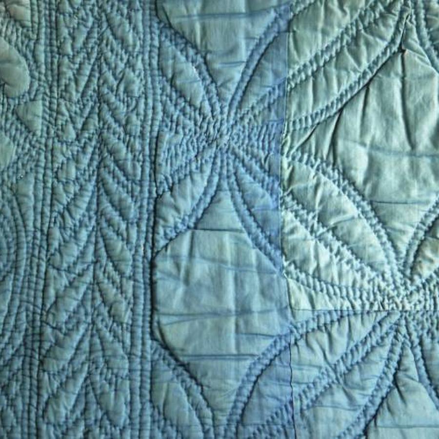 Pale Blue Quilt