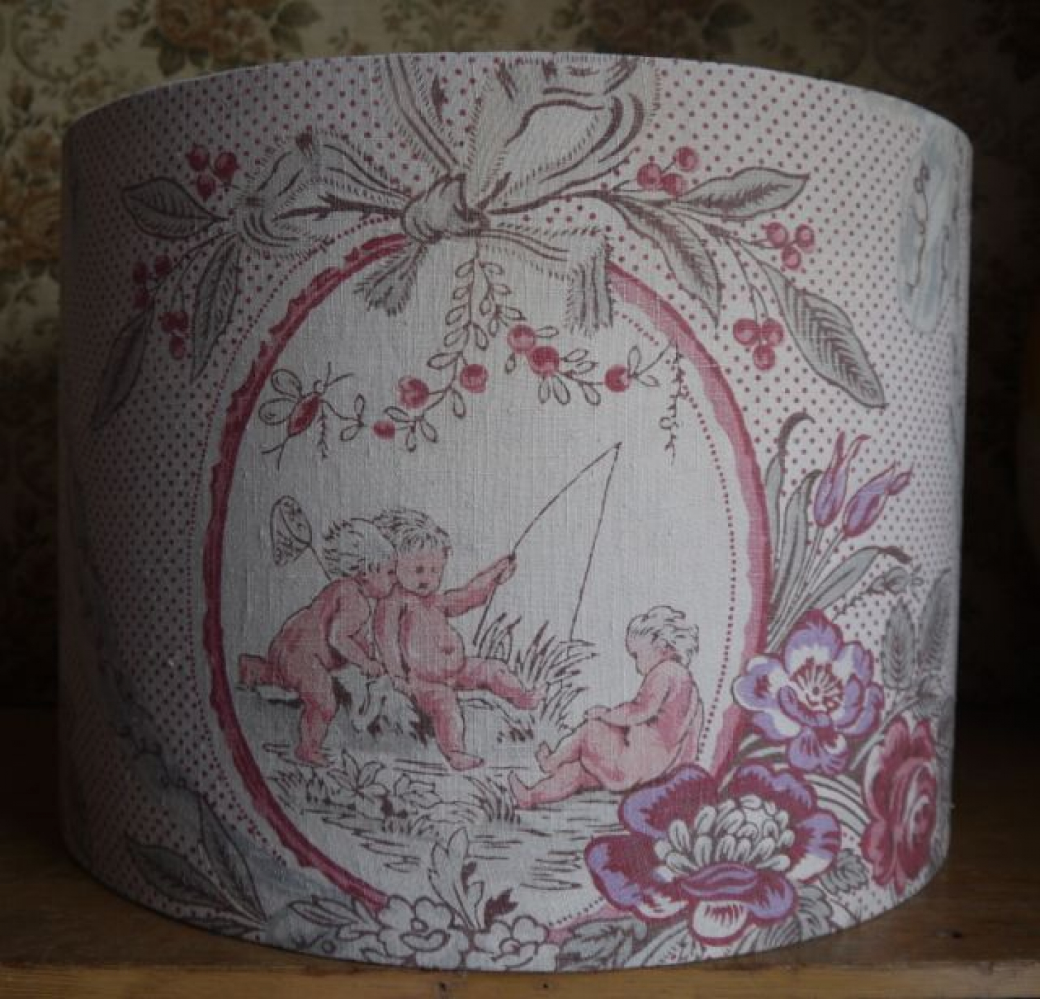 French linen lampshade
