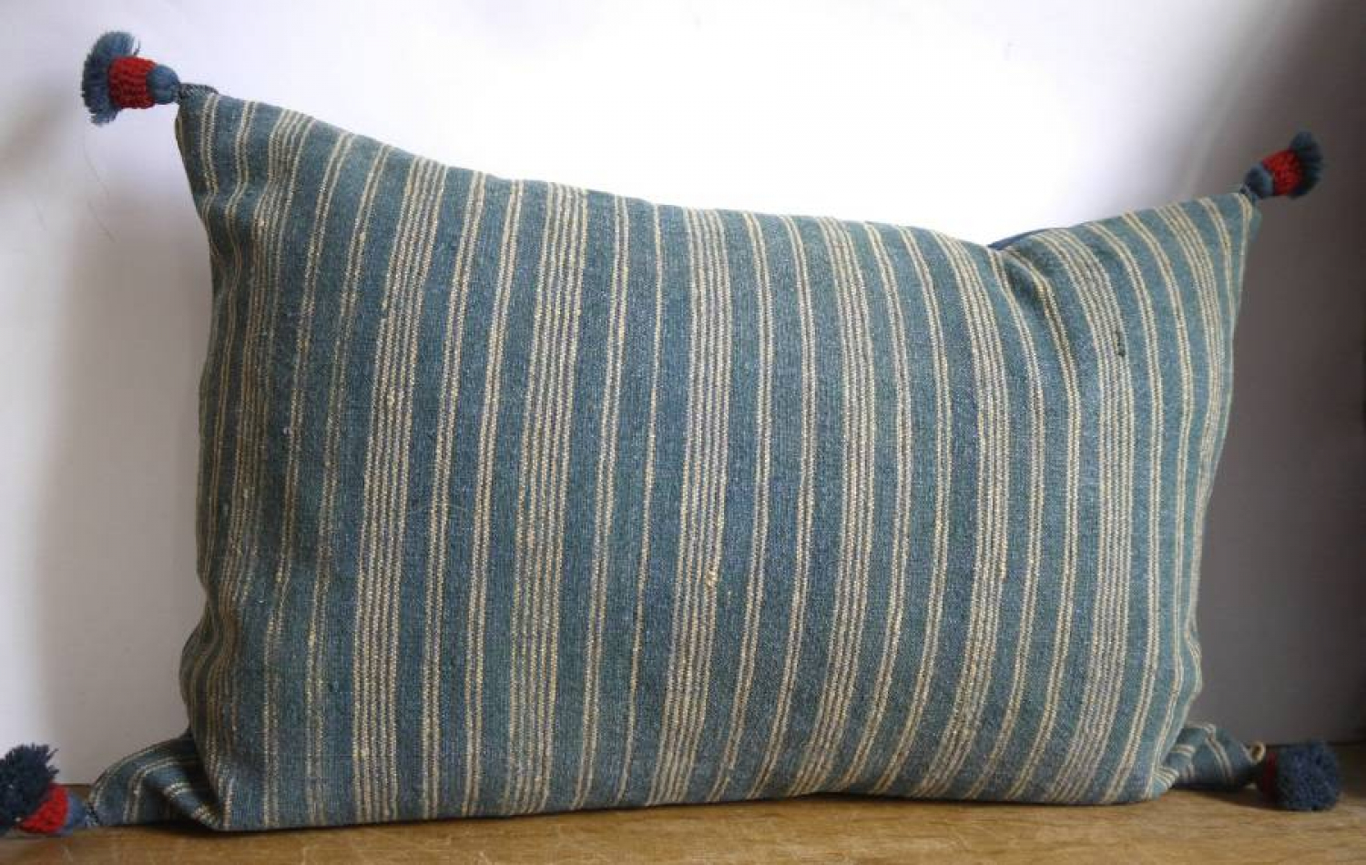 Indigo Striped Cushion