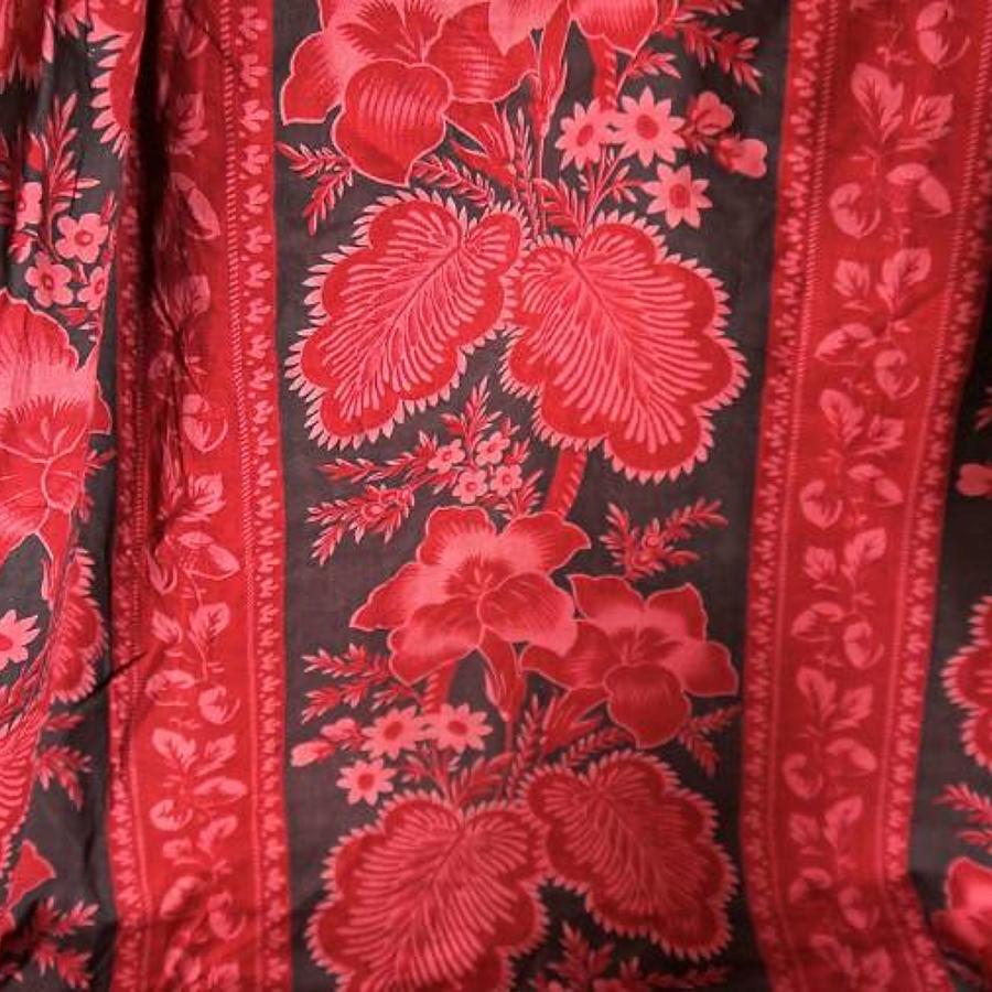 Red and Black Curtains