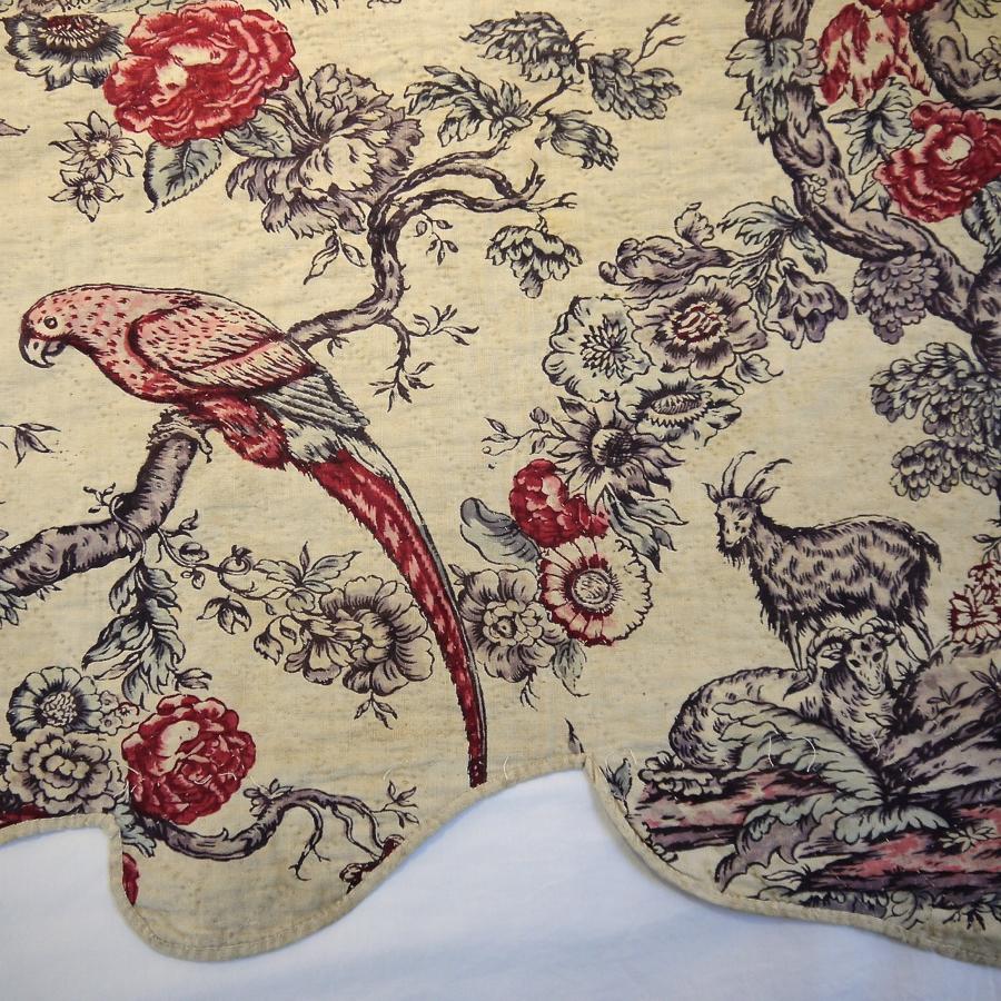 18th century French Pelmet with Parrots