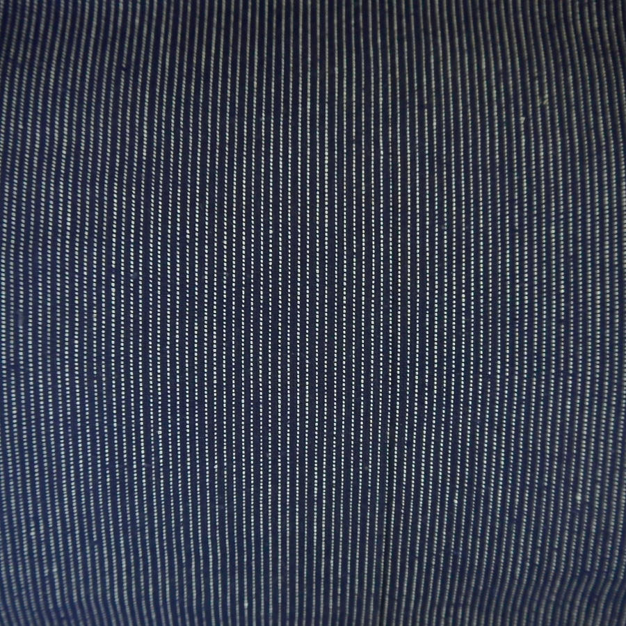 French Early 20thc Roll of Unused Striped Indigo Cloth