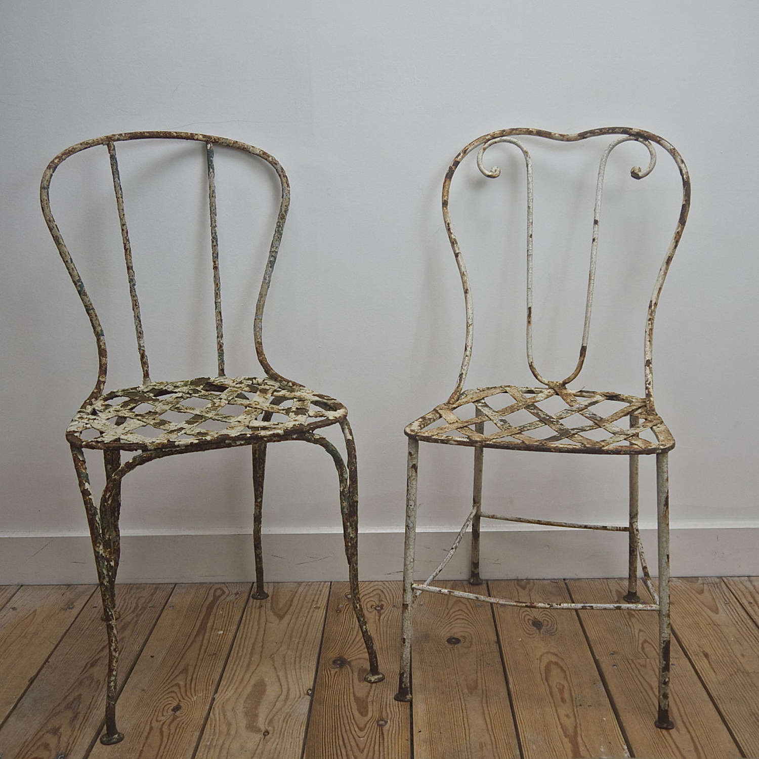Pair of Garden Chairs French 19th Century