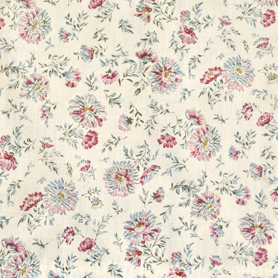 Pretty Floral Single Curtain English 20th Century