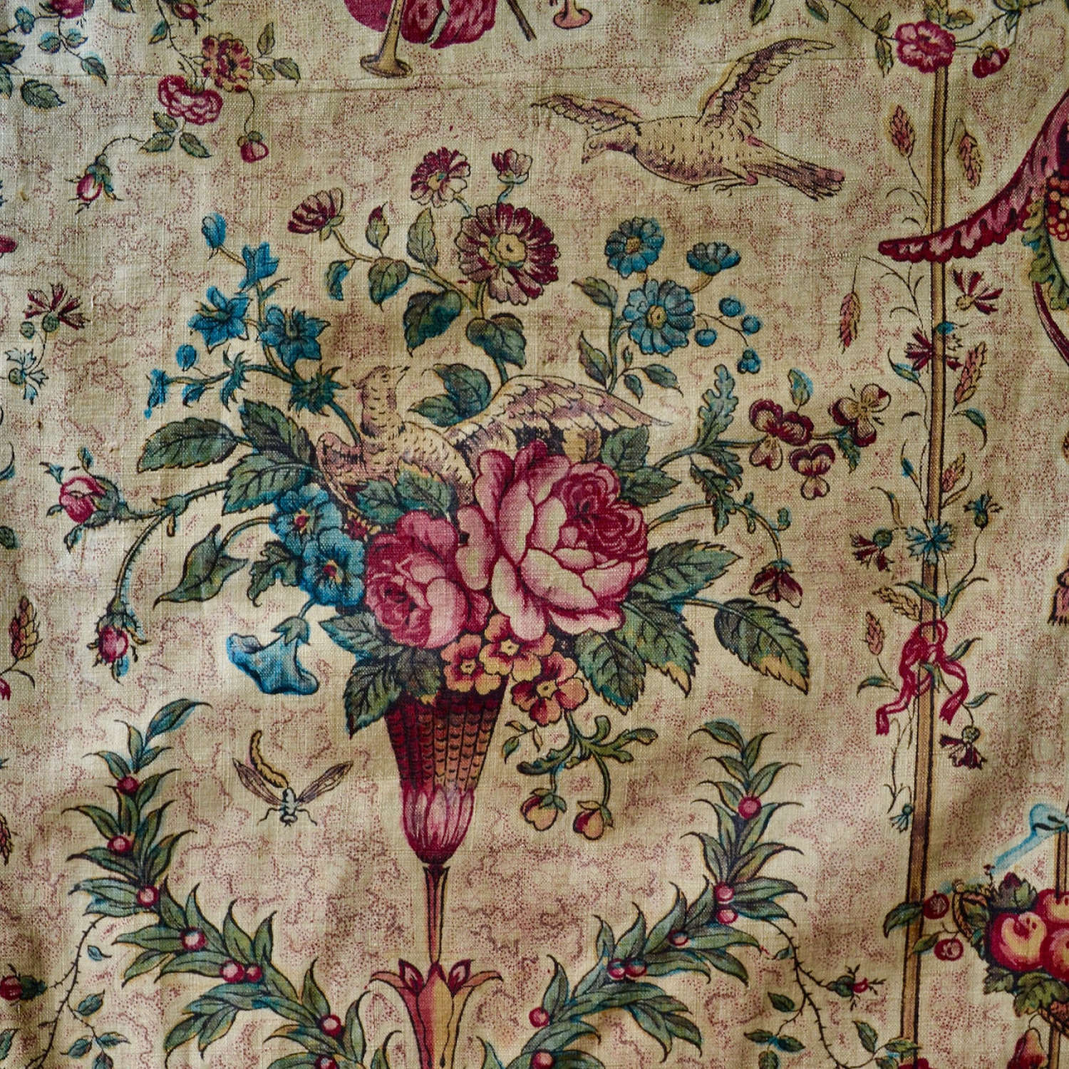 Roses Panel French 19th Century