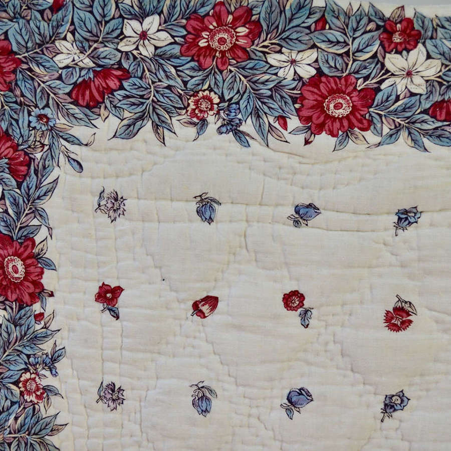 Small Fichu quilt French 19th Century