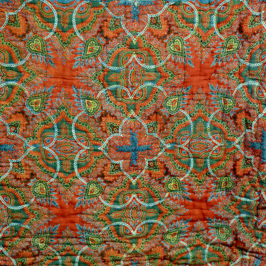 Paisley Quilt French 19th Century