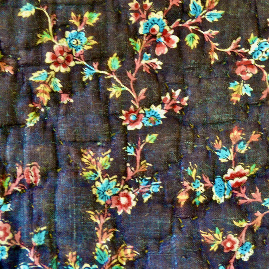 Ramoneur  Block Printed Textile French 18Th Century