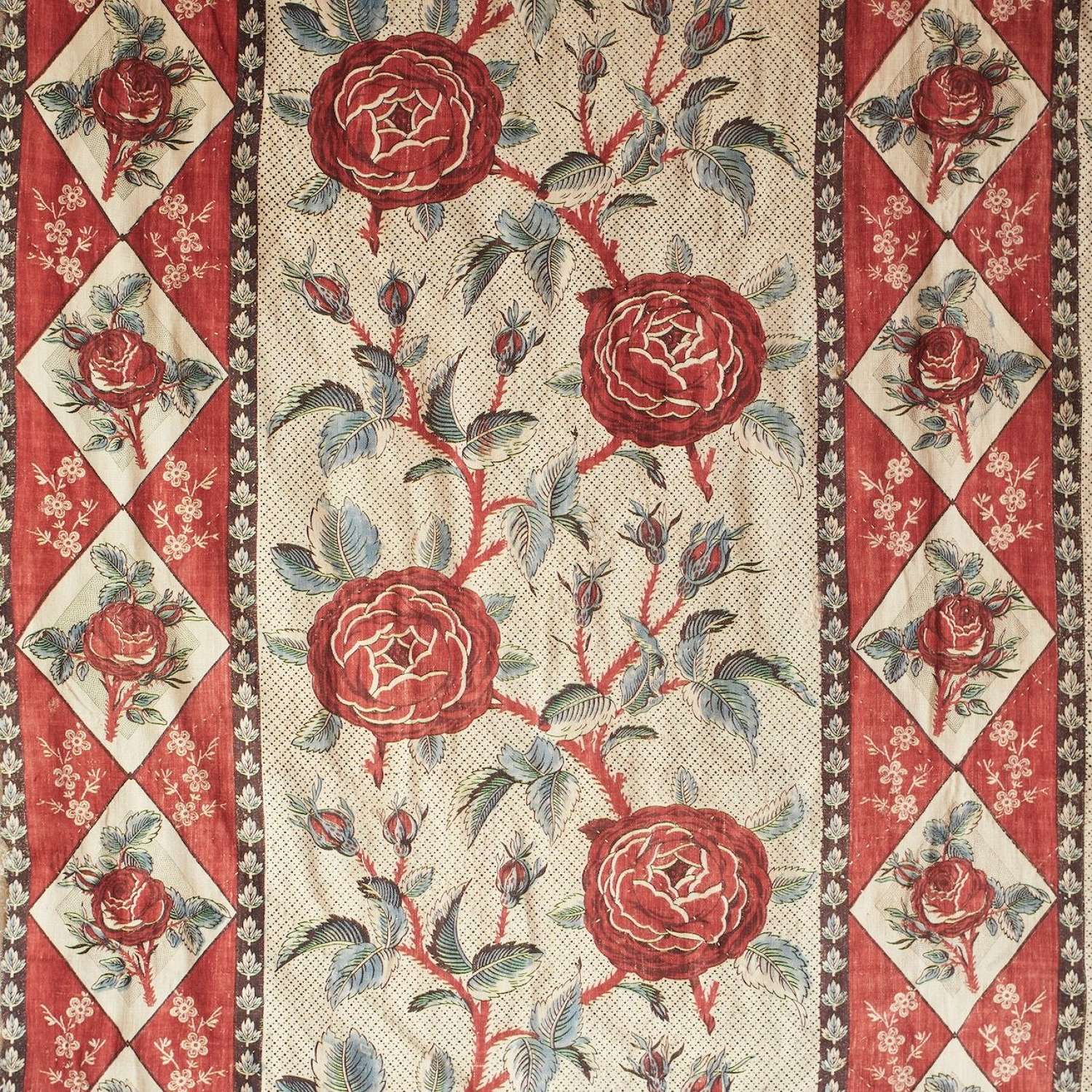 Roses Panel French 18th Century
