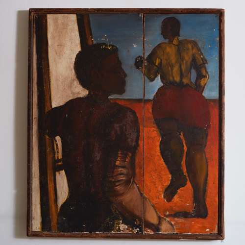 Painting on Board French 20th century