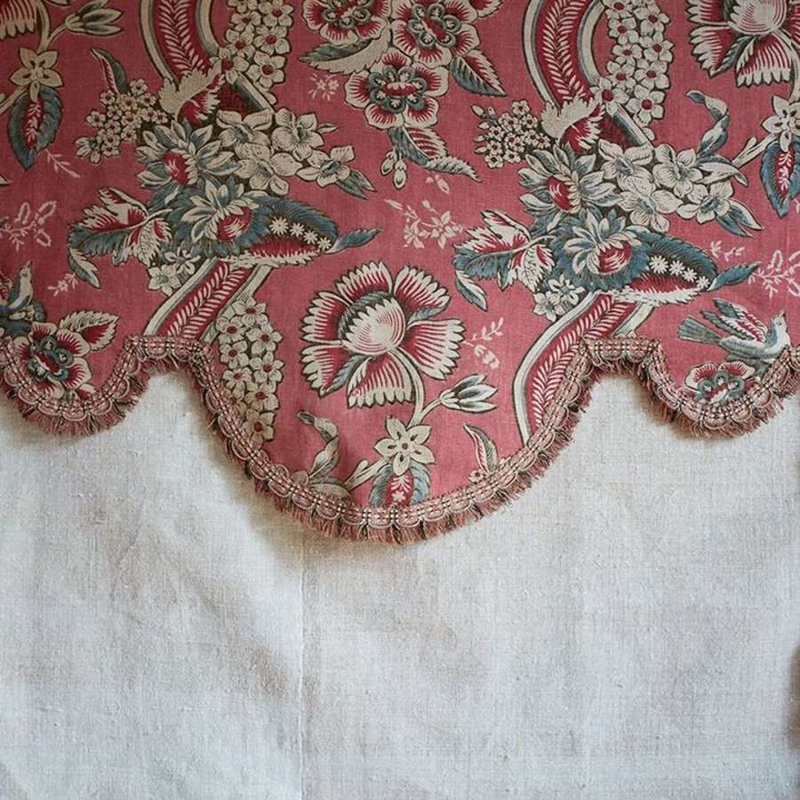 Linen Cantonniere French 19th Century