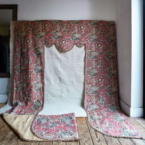 Linen Cantonniere French 19th Century