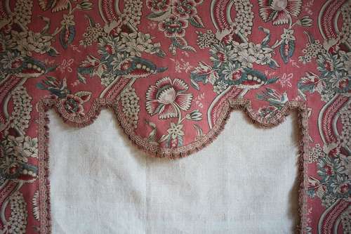 Linen Cantonniere French 19th Century