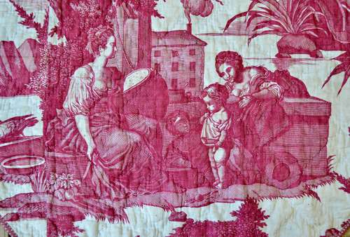 Toile Bed Set Lit à La Duchesse French 18th Century