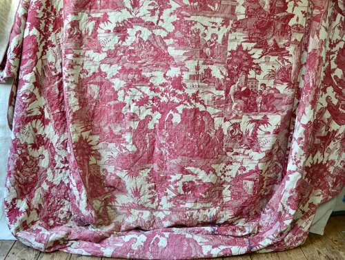 Toile Bed Set Lit à La Duchesse French 18th Century