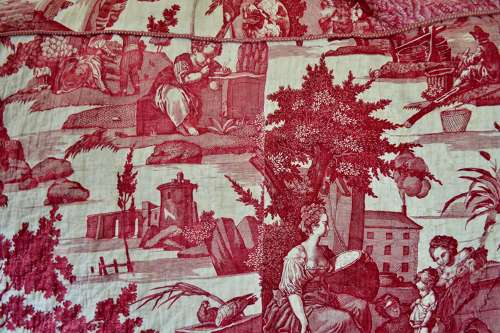 Toile Bed Set Lit à La Duchesse French 18th Century