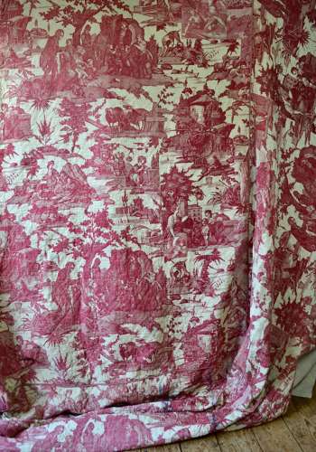 Toile Bed Set Lit à La Duchesse French 18th Century