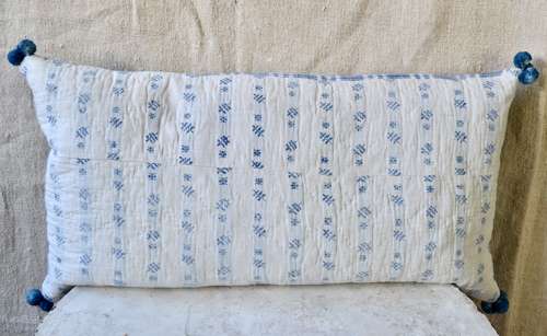 Woven Leaves Cushion French 18th Century