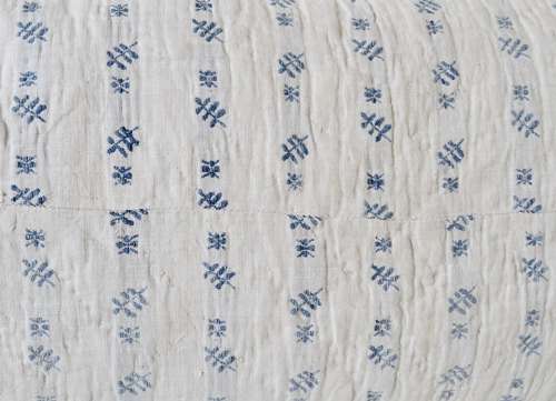 Woven Leaves Cushion French 18th Century