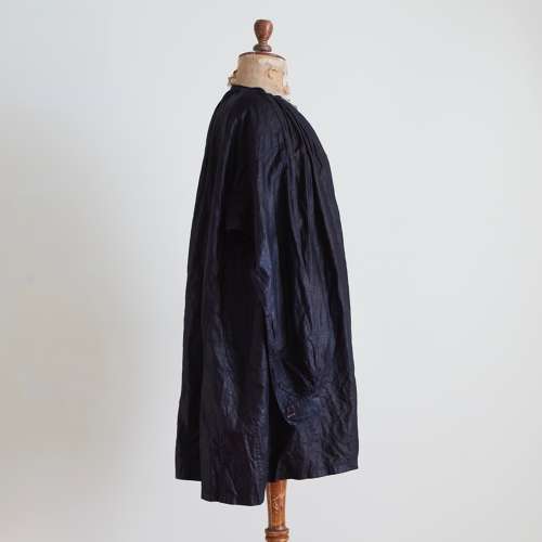 Glazed Indigo Biaude French Late 19th Century