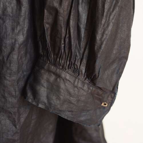 Glazed Indigo Biaude French Late 19th Century