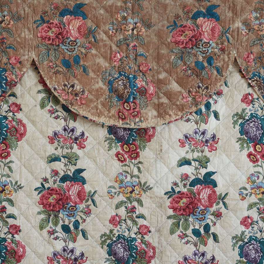 Set of Chintz Pelmets & Panel French C1820s