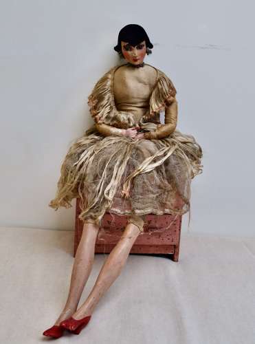 Boudoir Doll French Circa 1920s