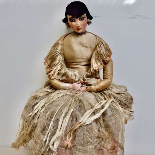 Boudoir Doll French Circa 1920s