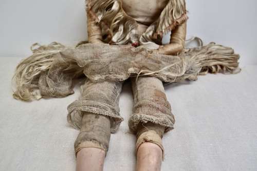 Boudoir Doll French Circa 1920s