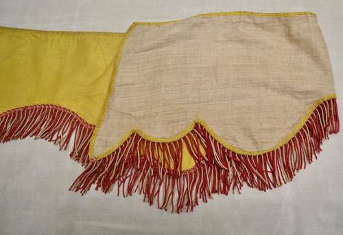 3 Bourette de Soie Pelmets French 19th Century