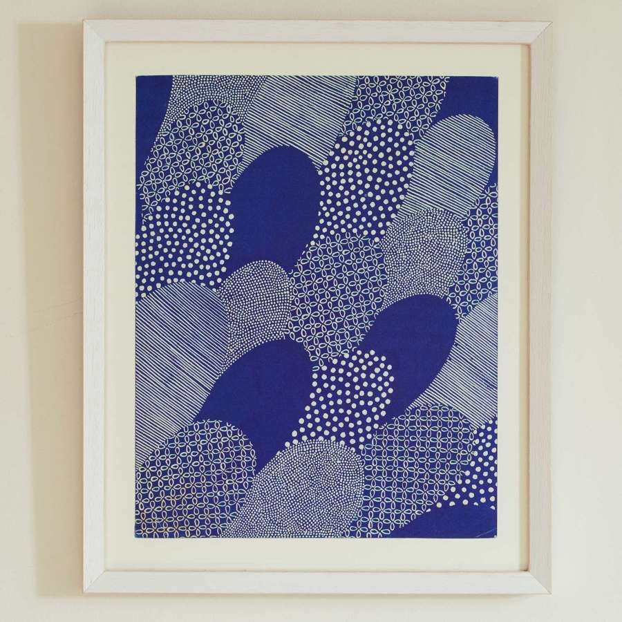 Textile Design Gouache on Paper English 20th Century