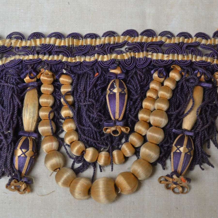 Silk Passementerie French 19th Century