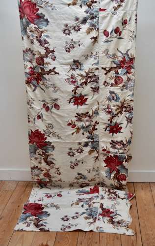 Arborescent Printed Cotton Textile French Late 18th Century