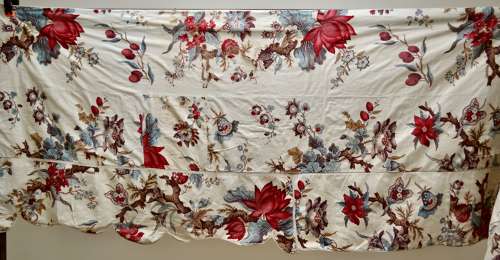 Arborescent Printed Cotton Textile French Late 18th Century