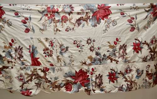 Arborescent Printed Cotton Textile French Late 18th Century