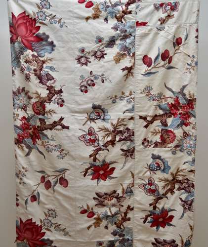 Arborescent Printed Cotton Textile French Late 18th Century
