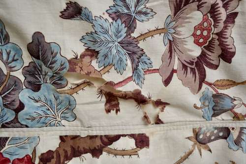 Arborescent Printed Cotton Textile French Late 18th Century