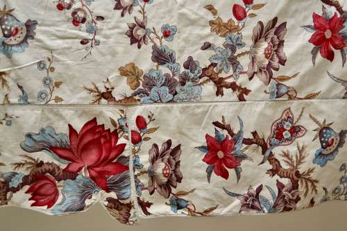 Arborescent Printed Cotton Textile French Late 18th Century