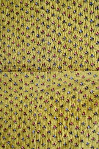 Pair of Block Printed Panels French 18th century