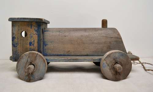 Blue Toy Train French 20th century