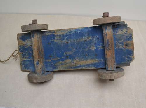 Blue Toy Train French 20th century