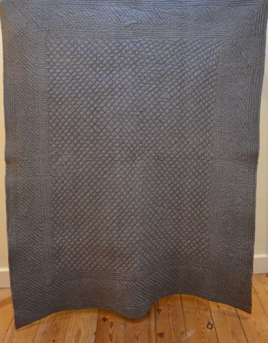 Small Striped Quilt French 18th century