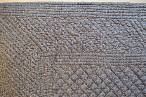 Small Striped Quilt French 18th century
