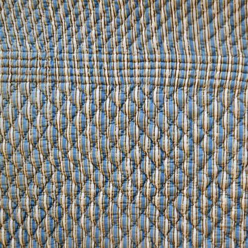 Small Striped Quilt French 18th century