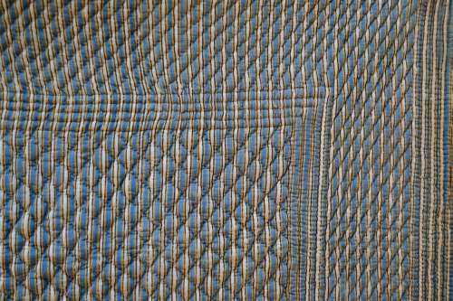 Small Striped Quilt French 18th century