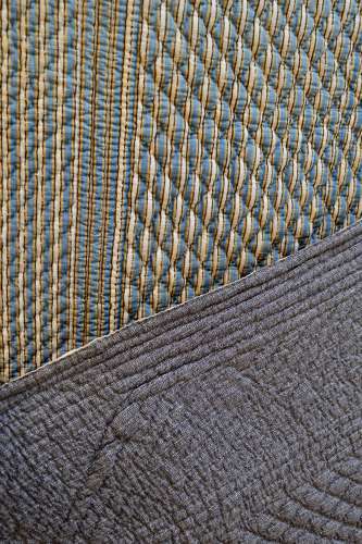 Small Striped Quilt French 18th century