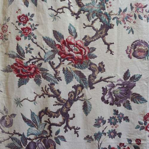 Arborerscent Linen Panel French 19th Century