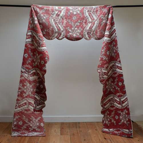 Block Printed Pelmet Bande de Lit French 18th Century