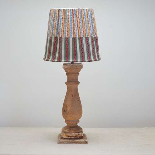 Printed Cotton Lampshade French 18th Century