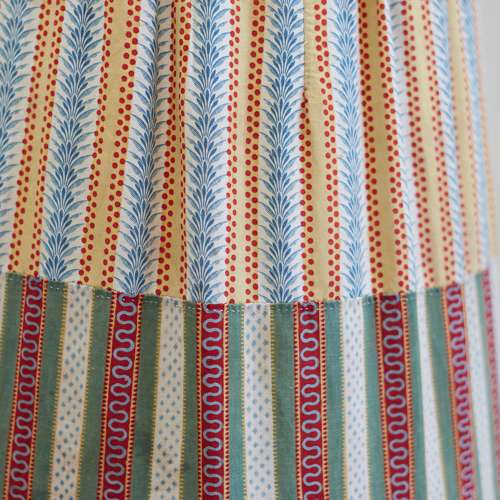 Printed Cotton Lampshade French 18th Century